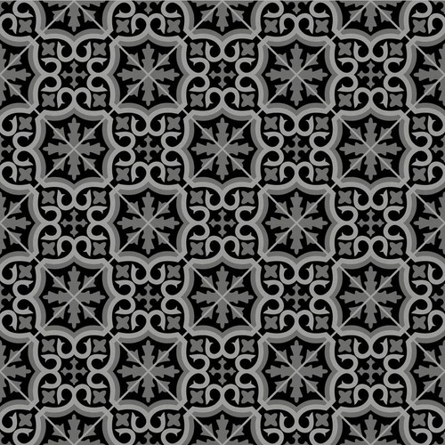 Black grey tile effect - effect, vinyl