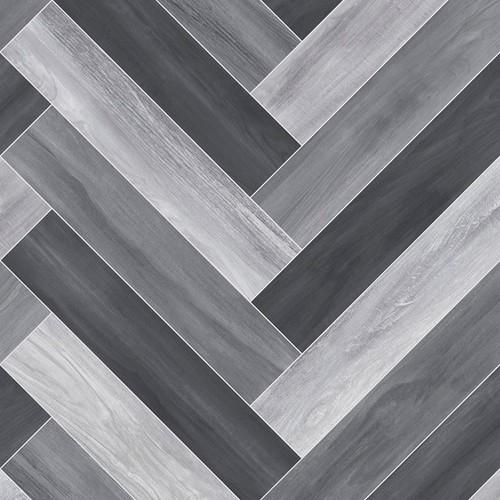 Grey wood herringbone vinyl - herringbone,