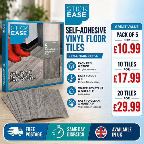 Stick ease self adhesive vinyl - stick,