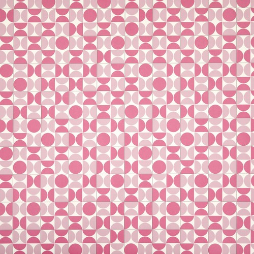 Patterned pink vinyl - patterned, flooring