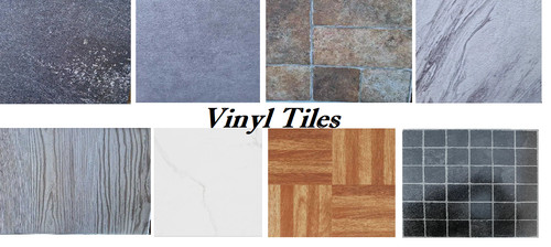 Vinyl floor self - , adhesive
