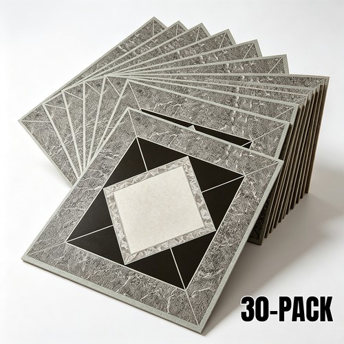 30pcs vinyl floor tiles self - vinyl,