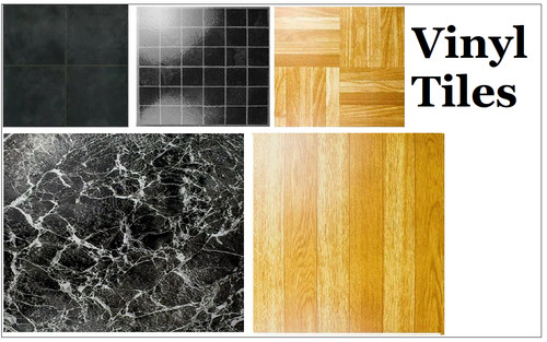 Vinyl floor tiles - tiles, self