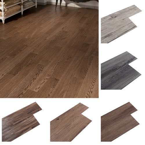 Vinyl floor planks wood effect - floor,